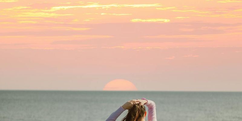 Peaceful landscape view suggesting a moment of mindfulness.